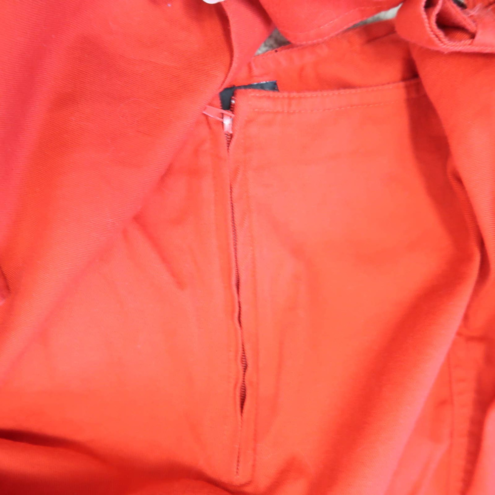 Vintage 90s Rafaella red wrap front mini skort 12 - Picture 3 of 6